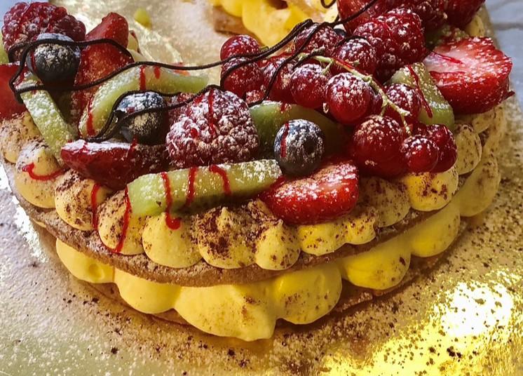 gâteau fruits